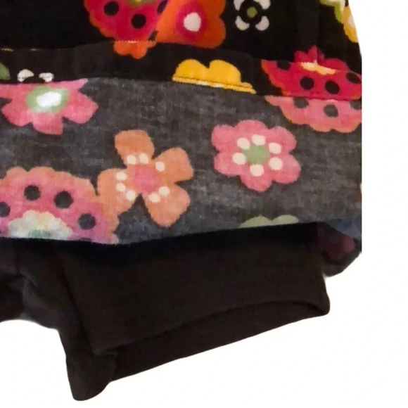 GYMBOREE EUC GIRLS CORDUROY SKORT BOTTOMS CASUAL WINTER FALL FLORAL SIZE 4 - Picture 4 of 5